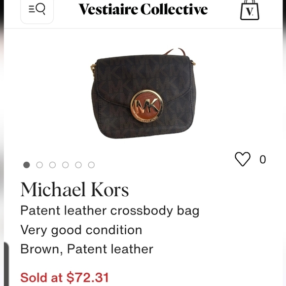 Michael Kors MK Signature Crossbody Bag - Picture 12 of 12